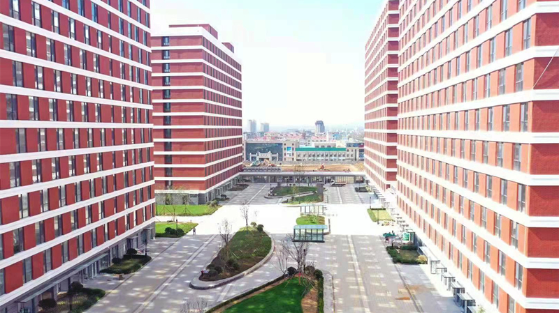 對外經貿大學國際校區(qū)一期啟動區(qū)全面完工(圖2)