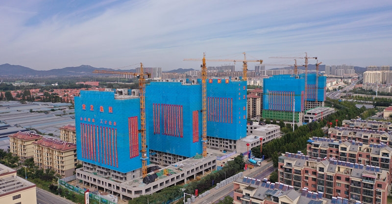 總戶數(shù)543戶！新區(qū)在建體量最大的集中式人才住房項目封頂